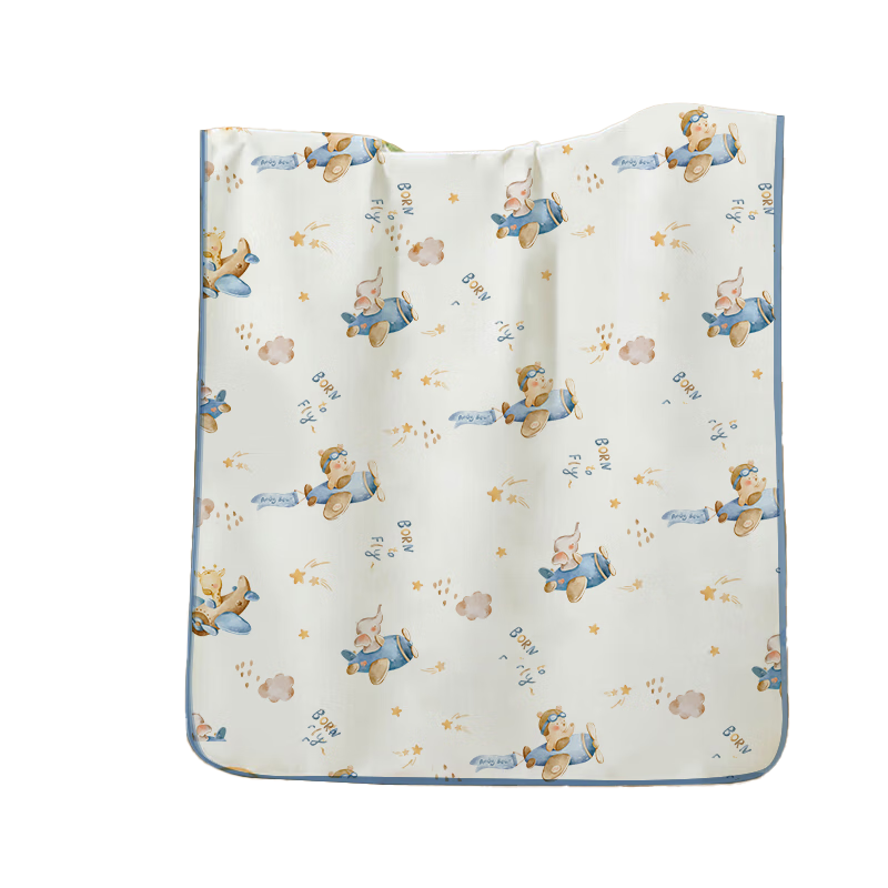 AIBEDILA Baby Diaper Pad, Pure Cotton Breathable Summer Waterproof Washable Menstrual Pad for Children And Infants, Class A Diaper Mat, 80*100