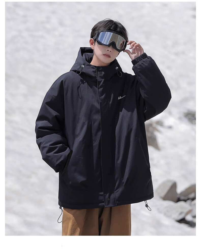 Huili Men's Outdoor Sports Jacket, Single-Layer Triple-Protection Hard Shell Mountaineering Coat, Windproof Jacket for Me 17