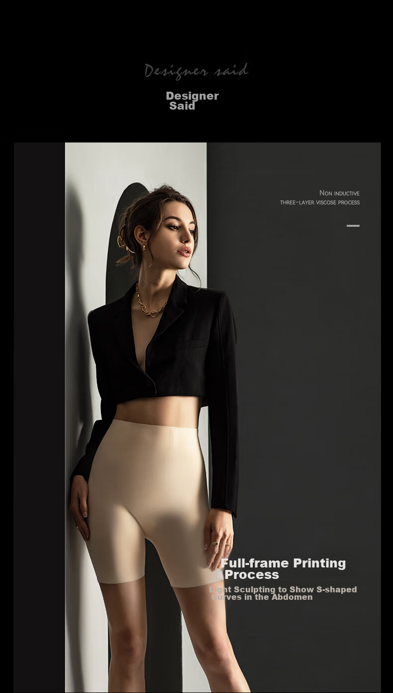 VNA High-Waisted Butt-Lifting Tummy Control Shapewear Pants for Women, Skin Color [Light Shaping Mid-Rise Version] M 3
