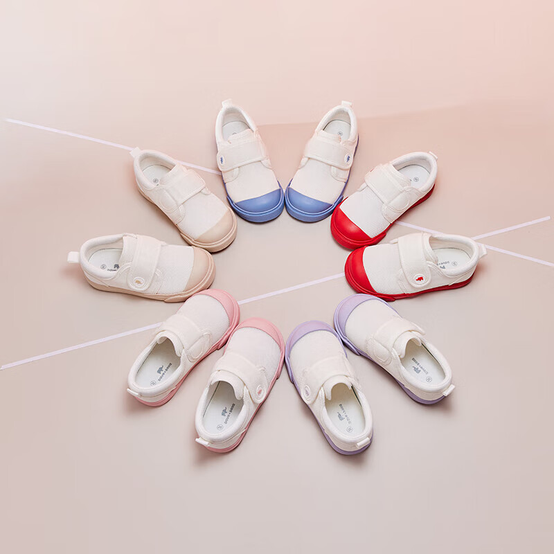 DAVE & BELLA Children's Boys Kindergarten Sneakers Spring Girls Toddler Shoes 2024 Soft-Soled Breathable Kids' Shoes