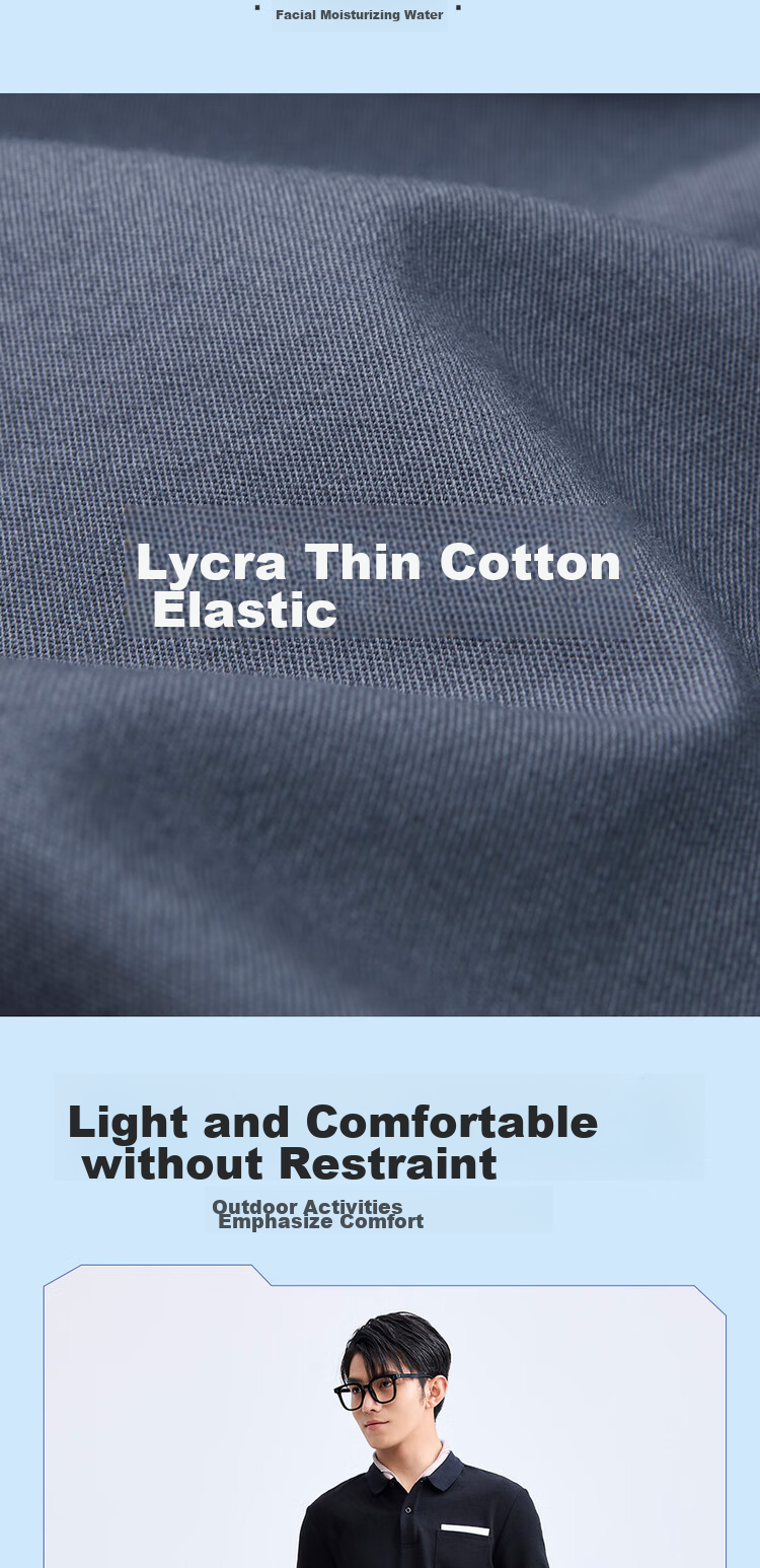 Giordano Casual Shorts for Men, Elastic Lycra Cotton Woven Pants, Mid-Rise Thin Five-Point Shorts for Men, 01104341 8