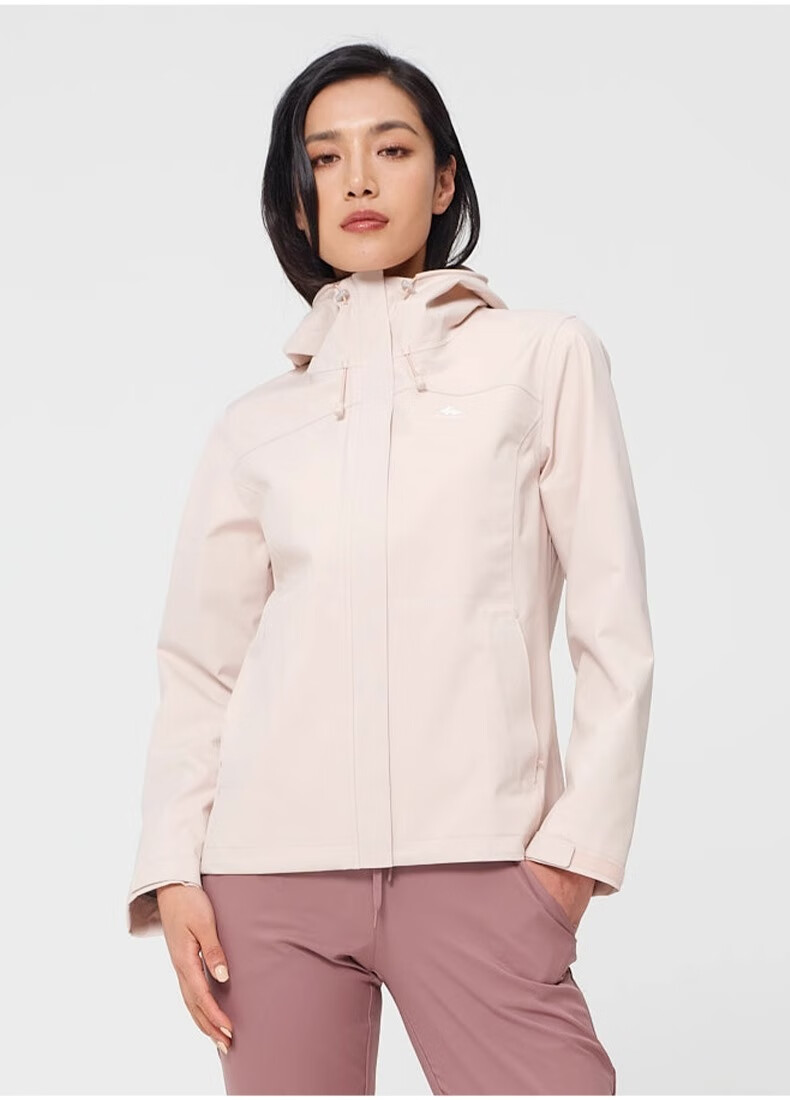 DECATHLON Women's Outdoor Jacket, Windproof And Waterproof, Lightweight for Spring And Summer, MH150 White-5114381 18