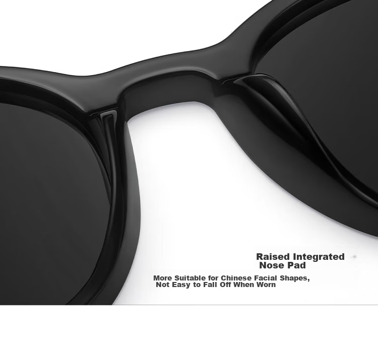 LOHO 2026 New Polarized Sunglasses for Women, Round Frame Driving Sunglasses, UV Protection Eyewear, Trendy Face-Slimming Hiking Glasses 7