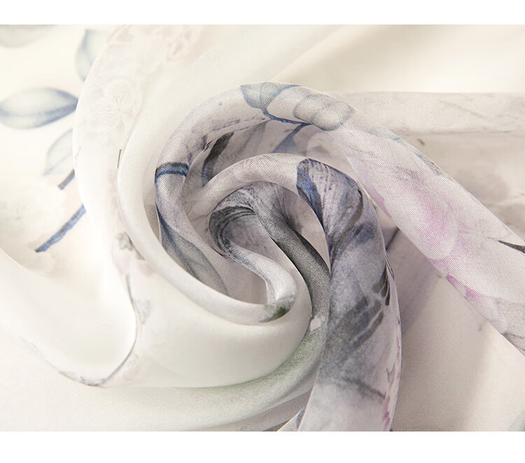 Shanghai Story Women's 100% Mulberry Silk Chiffon Scarf Sunscreen Shawl Birthday Gift Scarf Gift Box Rose Pink 20