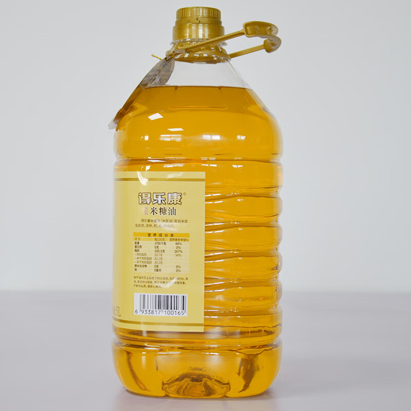 得乐康 美厨王稻米油5L 食用油家用米糠油