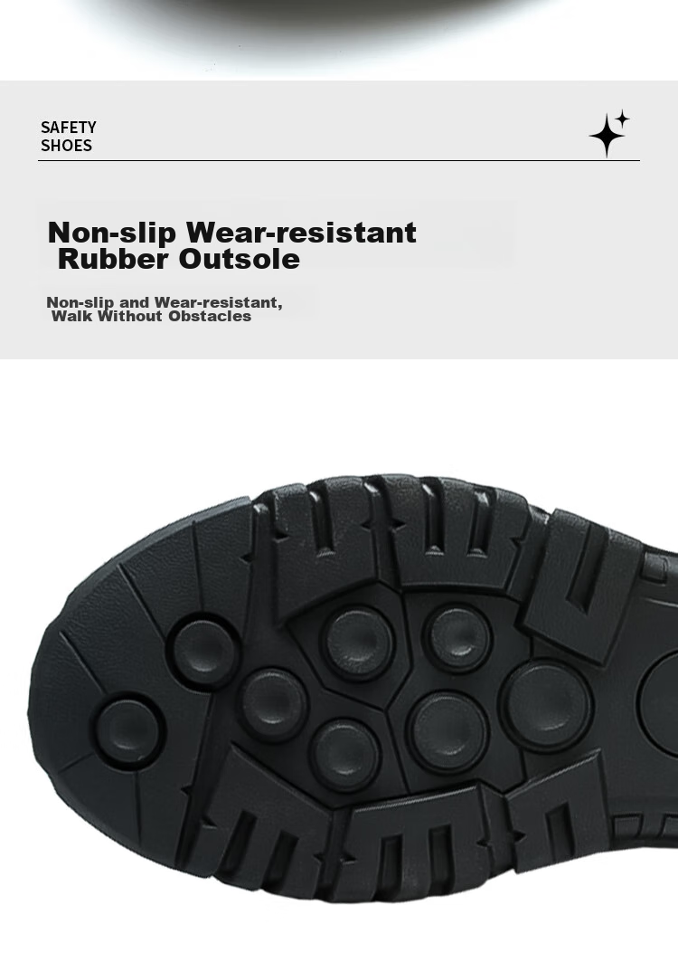 Dinggu Safety Shoes for Men, Anti-Smashing And Puncture-Resistant Steel Toe Work Boots, All Seasons, 1113heiW40 6