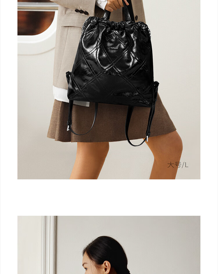 JUST STAR Zhao Zhaoyi's Same Style Backpack for Women, 2026 New Light Luxury Lightweight Travel Backpack, School Bag, Birthday Gift 8