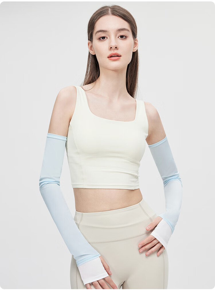 JIUMU Ice Silk Sun Protection Sleeves for Women Summer Cooling UV Protection Arm Sleeves for Driving and Cycling 13