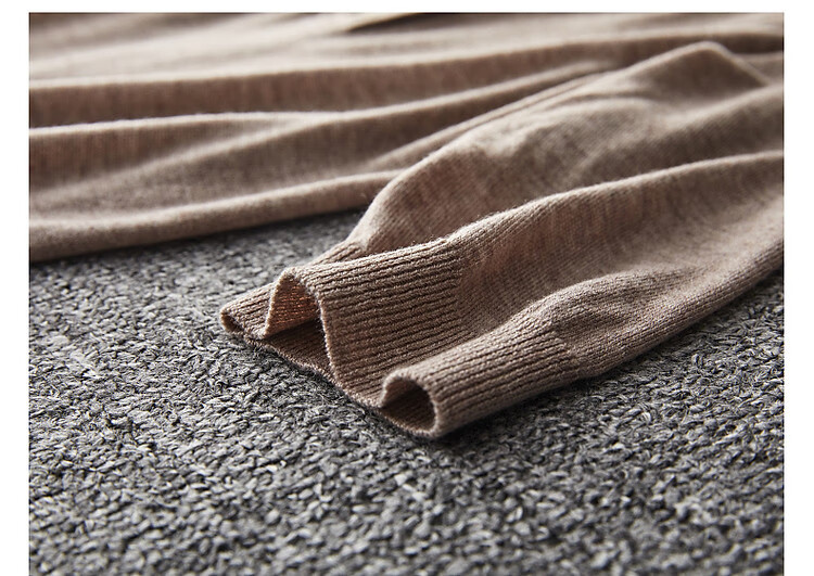 Dme [Baohe Milk Cheese] Spring And Summer Semi-Open Collar Sweater with Wool, Five-Quarter Sleeve, Petite Knit Top for Wome 25