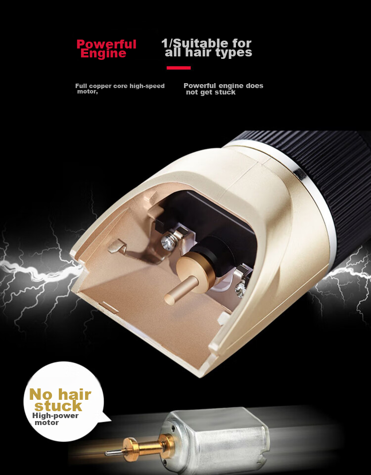 AUX Hair Clipper for Adults, Electric Trimmer for Babies And Children, Hair Cutting Tool, Hairdressing Device, Self-Haircutting Machine, Hairdressing Equipment 6