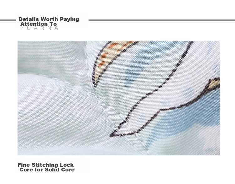 FUANNA Yumingshun 100% Silk Comforter for Winter, Single Warm Thick Duvet Insert, 4 Jin (2kg), 152*210cm, Gree 18