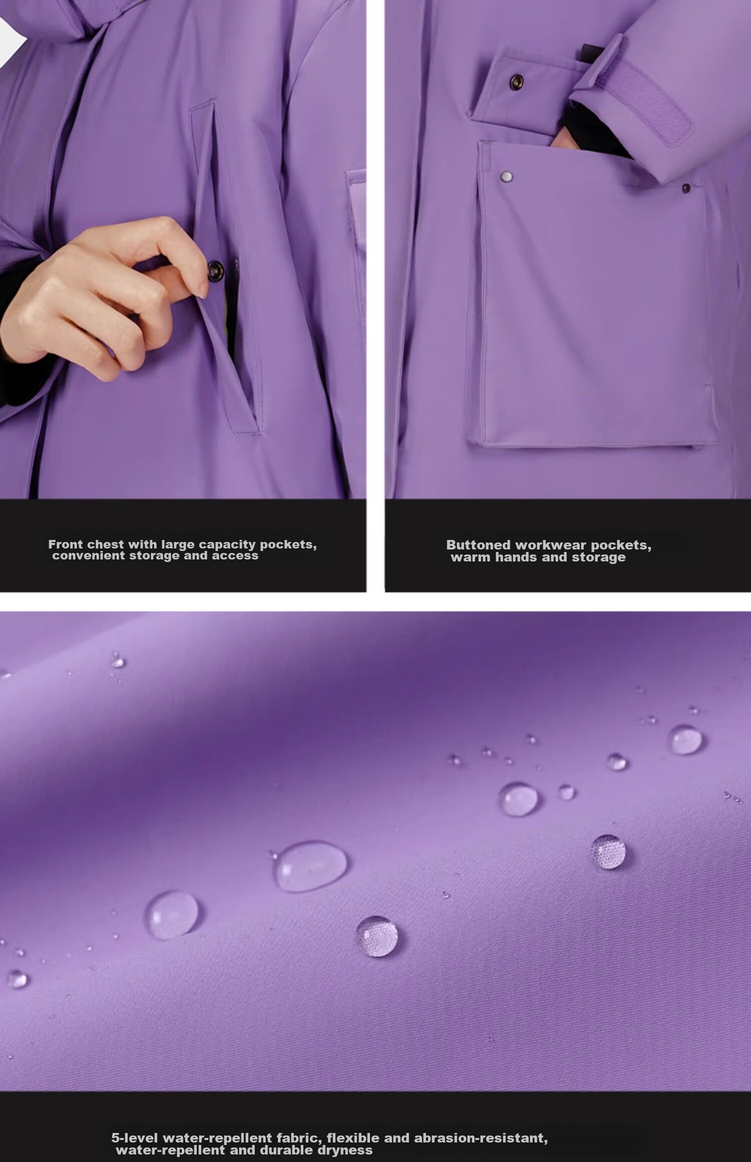 CAMEL [Wang Junkai's Choice] Outdoor down Jacket for Men And Women, Mid-Length Style, 700 Fill Power, Water-Repellent, Thickened, Cold-Resistant Coat 44
