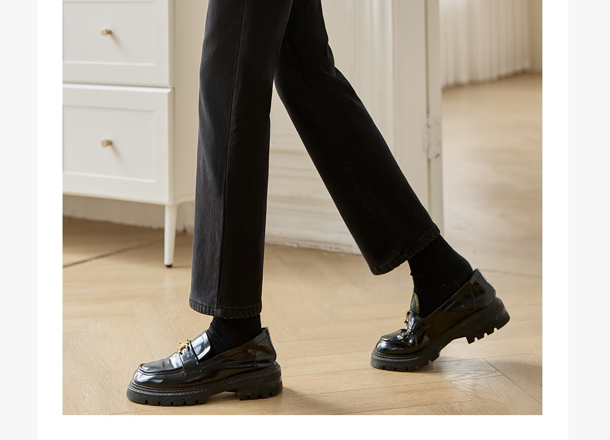 PinCai Autumn Winter Fleece-Lined High-Waist Slim Fit Skinny Jeans for Women Stretch Warm Pants P139N3231 5