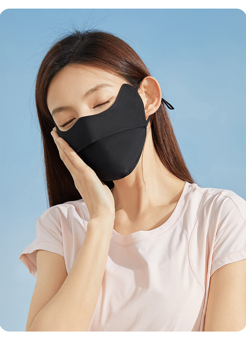 DUSENNA Ice Silk Sun Protection Face Mask for Women, Cycling, Hiking, Summer UV Protection, Breathable, Full-Face Sun Shield 9