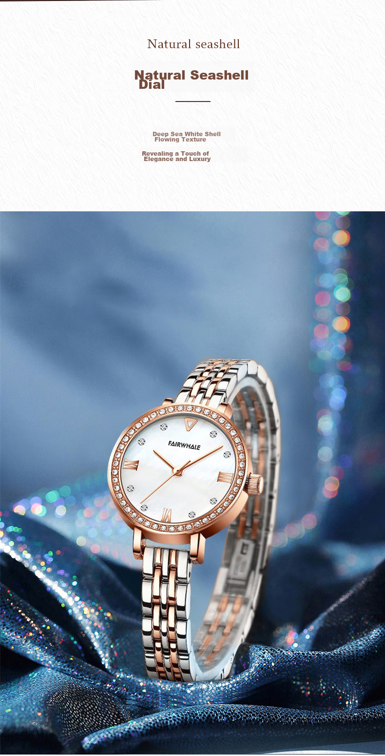 MARK FAIRWHALE Women's Watch, Top Ten Famous Watches, Small Green Dial, Elegant And Luxurious Chinese Watch, Birthday Gift for Girlfriend 6