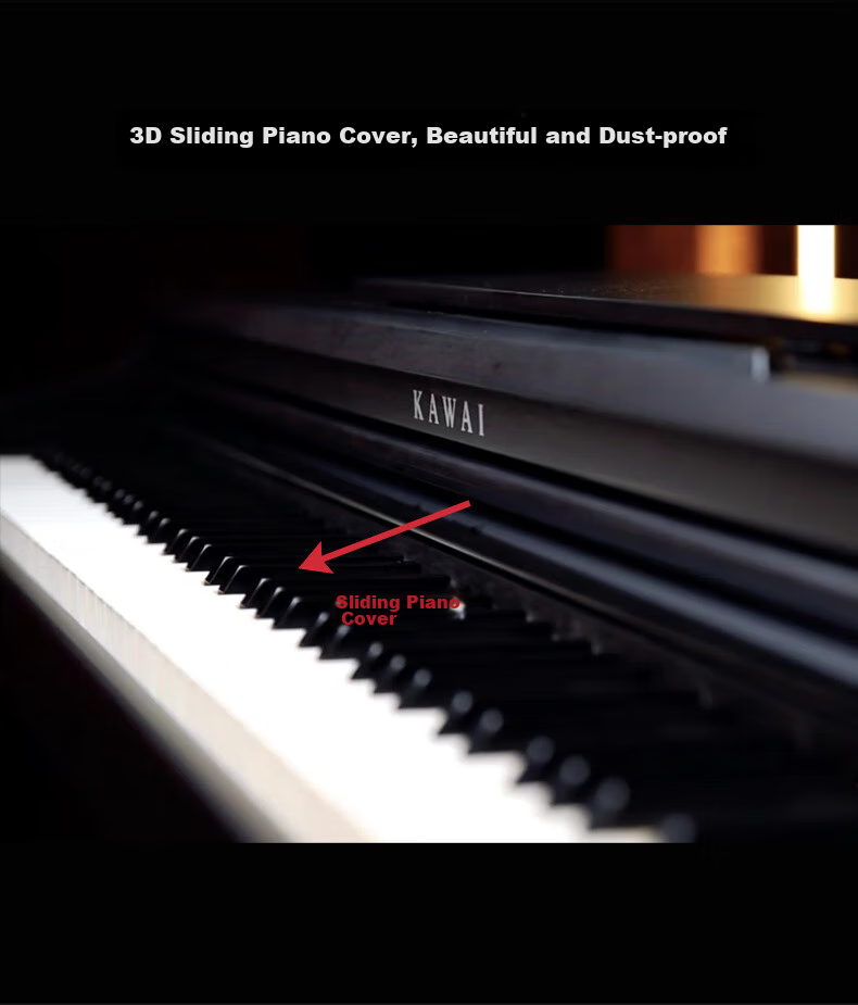 Kawai Digital Piano KDP120GR, 88-Key Weighted Hammer Action, for Adults And Children, Beginners And Professionals, Home Use, Upright Piano 20