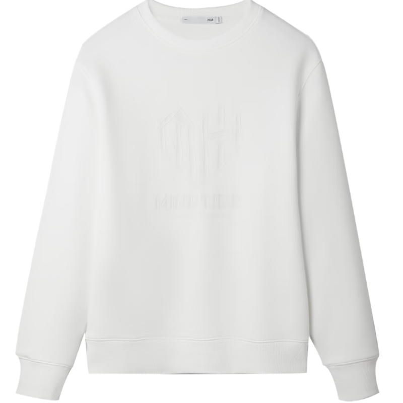 HLA Sweatshirt for Men, Spring Season, Round Neck Pullover, Exquisite Embroidery, Long Sleeves for Me
