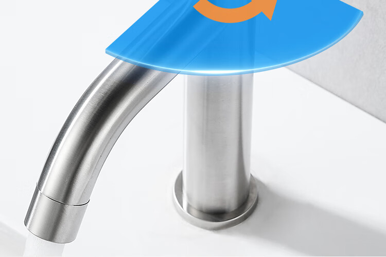 MEJUE Basin Faucet, Bathroom Sink Washbasin Vanity Heightened Faucet, Stainless Steel Single Cold Water Tap Z-016481 13