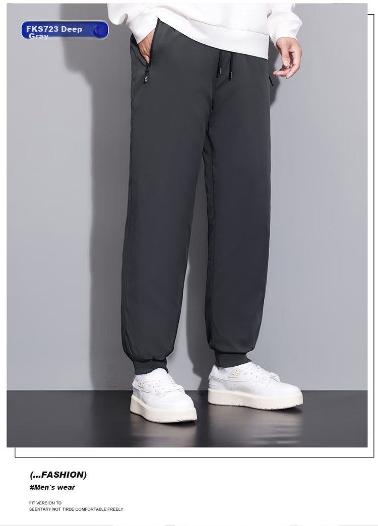 TUCANO Men's Cotton Pants Lamb Wool Fleece Thickened Graphene Warm Comfortable Casual Straight Leg Trousers Black 3XL 28