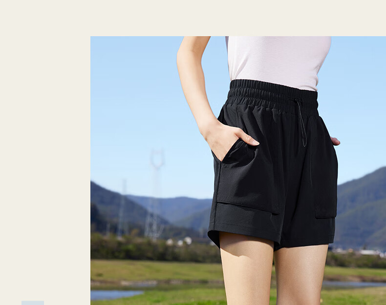 361° Women's Sports Shorts, Spring And Summer Five-Point Pants, Sun Protection, Outdoor Loose Casual Cargo Shorts, 662424703-2 15