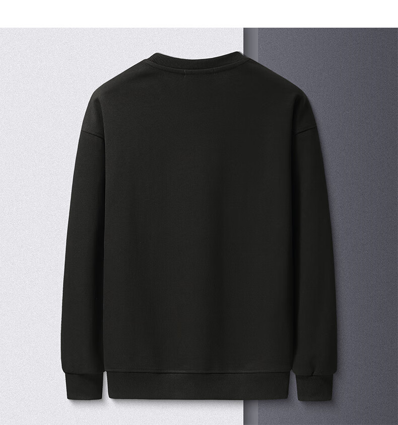 ROMON Men's Sweatshirt, Long-Sleeve Round Neck, Spring And Autumn Season, Zodiac Year Red Base Layer, Casual Wear, Pullover Loose T-Shirt Top 15