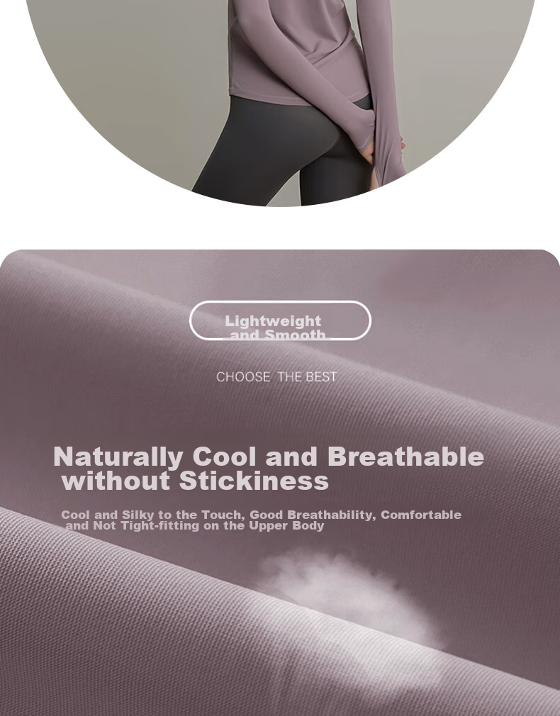 XUEXIMAN Yoga Wear for Women, Quick-Dry Sports Top, Slimming Long-Sleeve T-Shirt, Fitness Clothing, Running Professional Workout Wear, Autumn And Winter 3