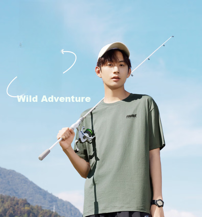 361° Men's Short Sleeve T-Shirt Spring Summer Sports Loose Casual Outdoor Crew Neck Top Unisex 632623106-2 21