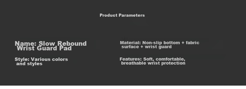 CAPERE Mouse Pad Wrist Rest, Slow Rebound Hand Support Wrist Pad, Comfortable Wrist Rest for Computer Office Use, Lucky Cat H218, 138X85X25mm 2