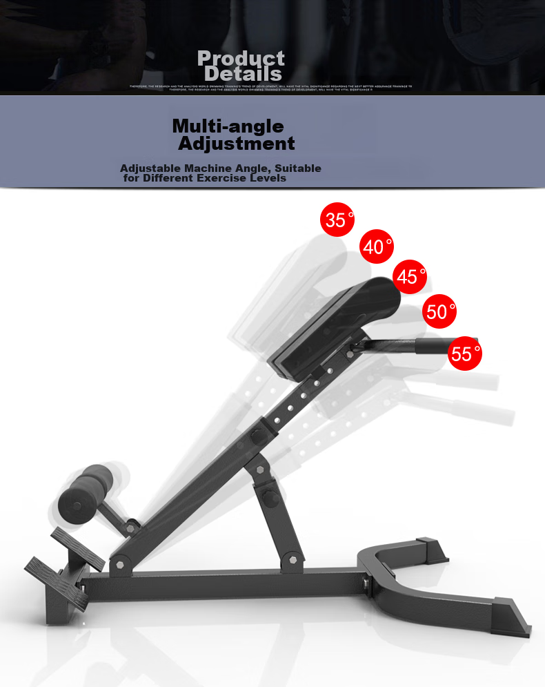 Chishang Roman Chair Back Muscle Trainer, Home-Use Waist And Back Exercise Equipment, Foldable Back Support Device 8