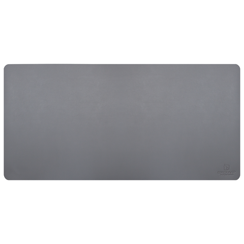 EXCO 1-Meter Mouse Pad, Extra Large Desk Mat, Computer Office Desk Pad, Leather Desk Mat, Large Mouse Pad, Waterproof Leather Desk Cover, Writing Desk Mat, Gaming Keyboard Pad, Gray, 9540
