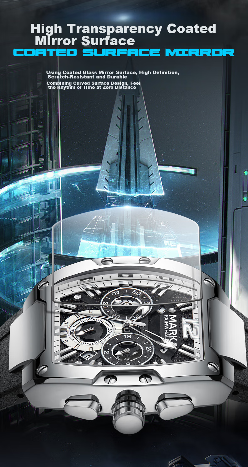 MARK FAIRWHALE Interstellar Watch, Men's Mechanical Style, Top Ten Famous Watches for Students, 2026 New Model Wristwatch, National Watch Brand, Birthday Gift for Boyfriend 5
