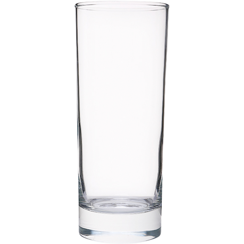 Luminarc Glass Cup Set, Islang Straight Body Cups, Water Cup Set for Home Use, Tea Cups, Cold White Water Cups, 330ml, 6 Pieces