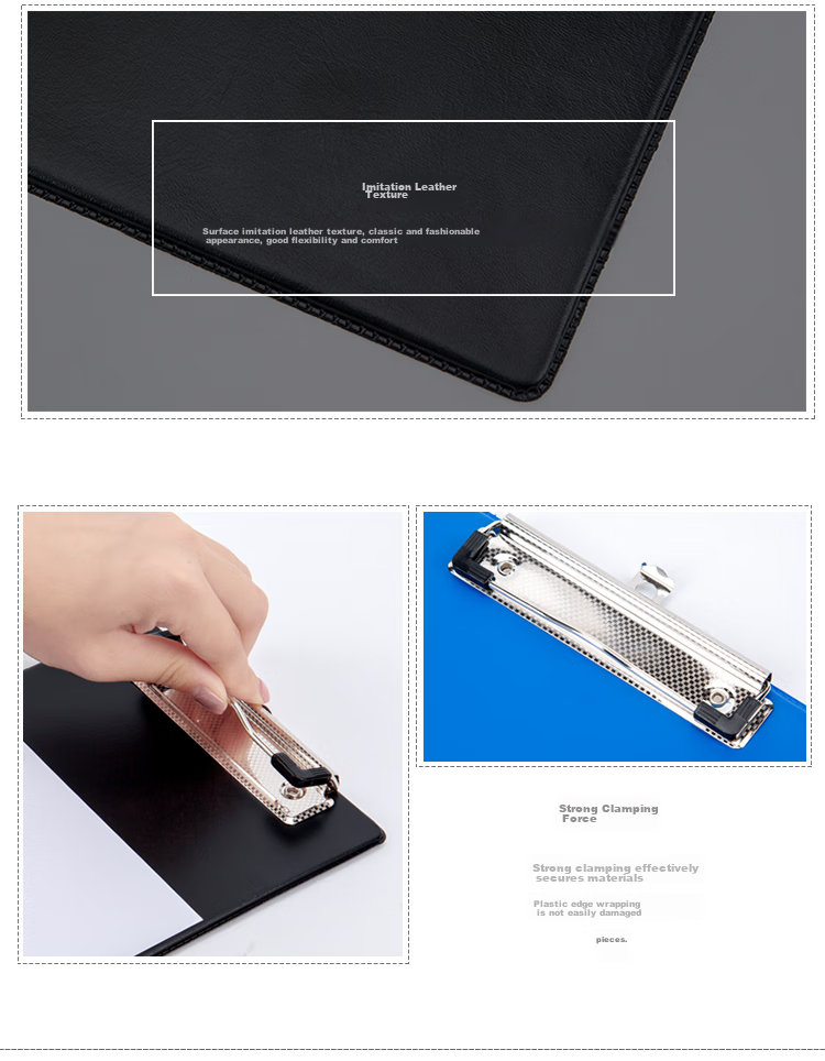 GuangBo 3C Digital All-Net Low Price (GuangBo) A5 Premium PP Writing Clipboard with Scale / Office Supplies, Flat Clip Color Random, Single Pack WJ6106 5