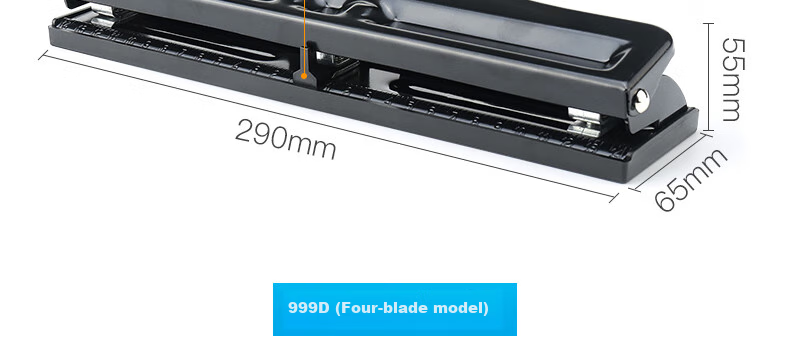 KW-Trio 3-Hole 4-Hole Punch Machine Multi-Hole Office Puncher Adjustable Hole Spacing Punches up to 10 Pages 8