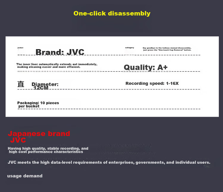 JVC Custom Discs, CD/DVD Manufacturer Orders, Domestic/Regional Disc Printing, Bidding/video/document Storage Blank Discs, Serial Number Printing, Corporate Customizatio 6
