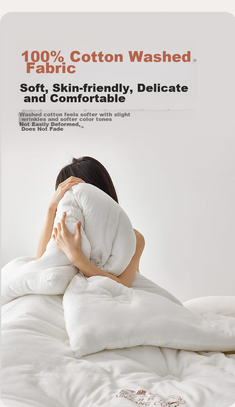 Dohia Home Textiles Xinjiang Cotton Spring And Autumn Quilt, Cotton Wadding Comforter, All-Season Duvet, Approximately 5.1 Jin (2.55 Kg), 203*229cm 8