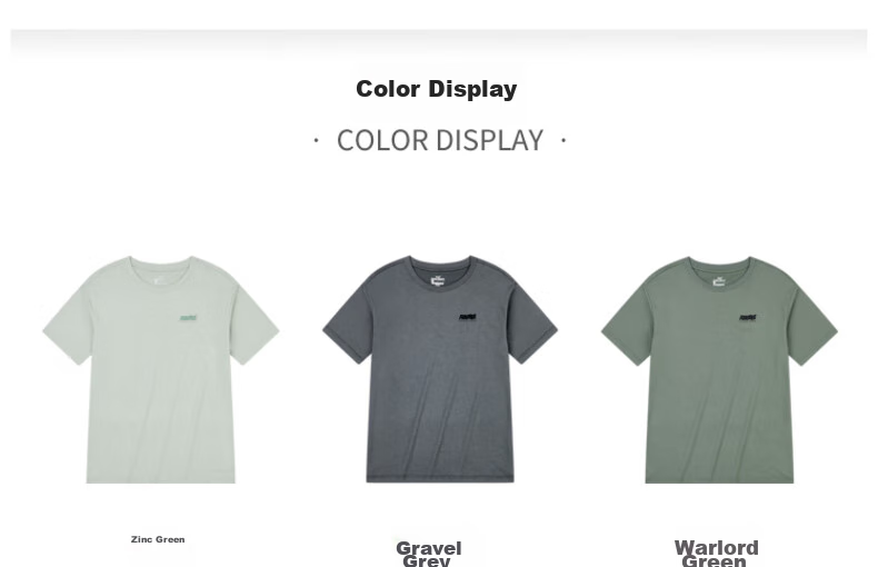 361° Men's Short Sleeve T-Shirt Spring Summer Sports Loose Casual Outdoor Crew Neck Top Unisex 632623106-2 27