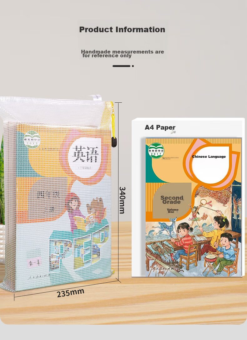 SIMAA [Lowest Price Online] 10 A4 Waterproof Grid Subject Classification Pouches File Bags Zipper Bags Stationery Exam Storage Specialized Test Paper Bags Tutoring Bags 6756 9