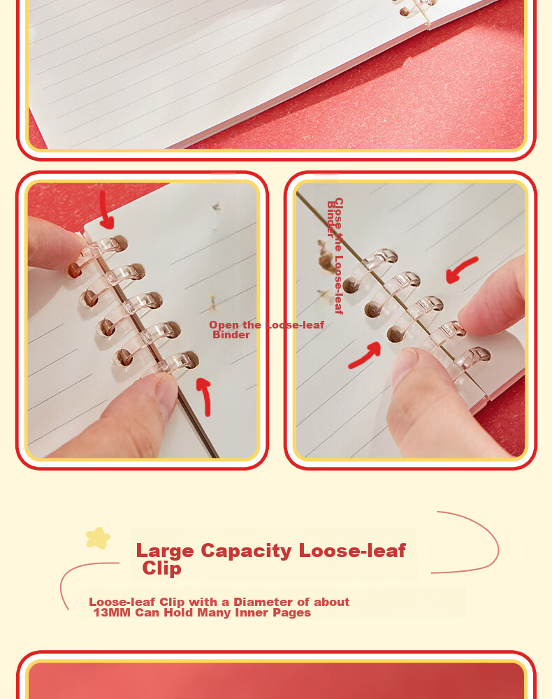 Sannianerban Mashiou MQ Dalaowu Bumian Hengxian Biben 60 Zhang, Student Use, Detachable Notebook, Diary, College Students' Exam Preparation Error Book, Record Book 7