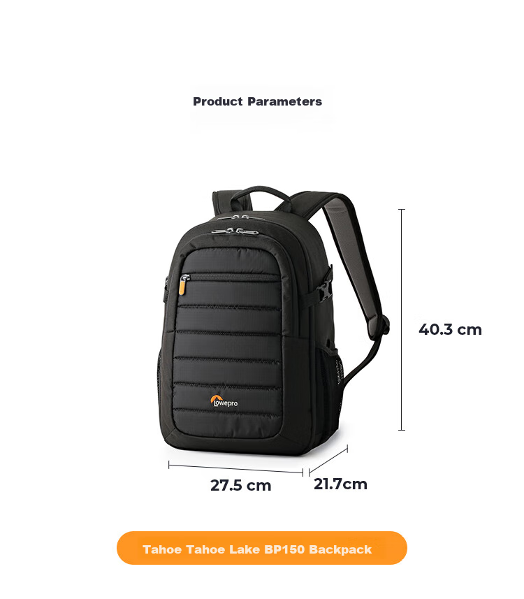 LOWEPROleshebao Camera Bag, Tahoe BP 150 Backpack Photography Bag, Sports Camera Bag for Men And Women, DSLR Mirrorless Multi-Functional Drone Bag, Black (LP36892-PWW) 12