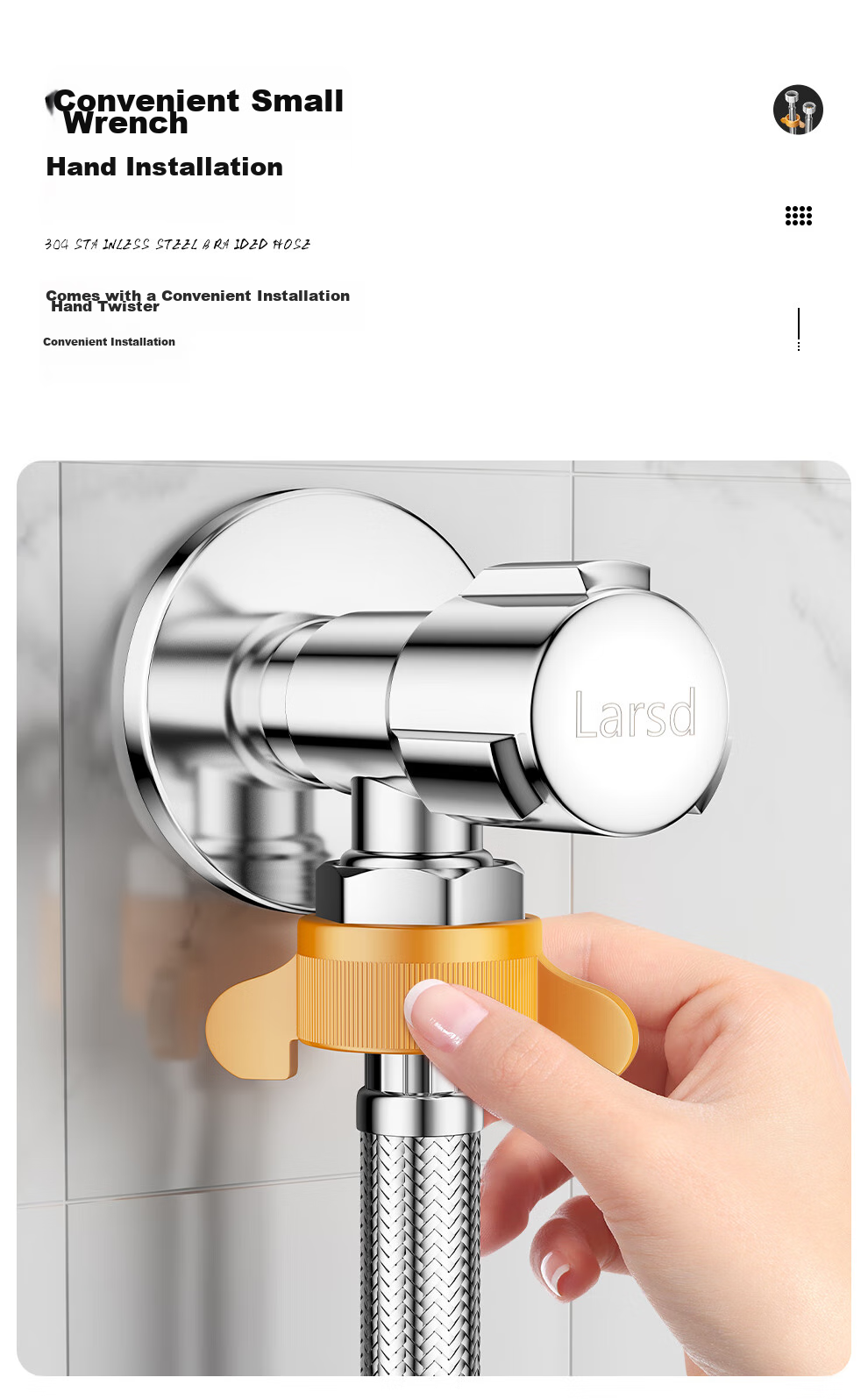 CVBAB Shower Slide Bar Spray Head Bracket Shower Set Base Handheld Shower Holder CV551 9