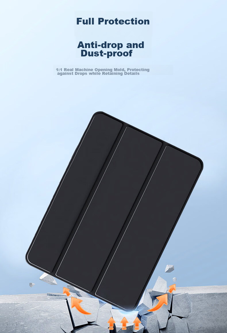 WITGOER [1:1 Premium Configuration] 2025 Tablet Case Compatible with IPad Air 7 M3/Air 6/Air 5/Air 4 Pro, Magnetic Full Coverage Double-Sided Clasp for 11/10.9-Inch Apple Computers 7