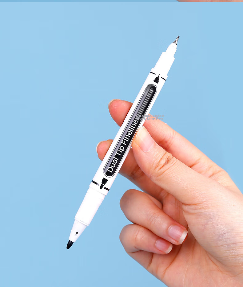 Mont Marte Dual-Tip Waterproof Quick-Drying Chalk Pen, Oil-Based Pen, Logistics Marker, Large-Tip Pen, Marker Pen, Oil-Based Black ATOD-CM1206 Sketching Marker, Drawing Marker 17