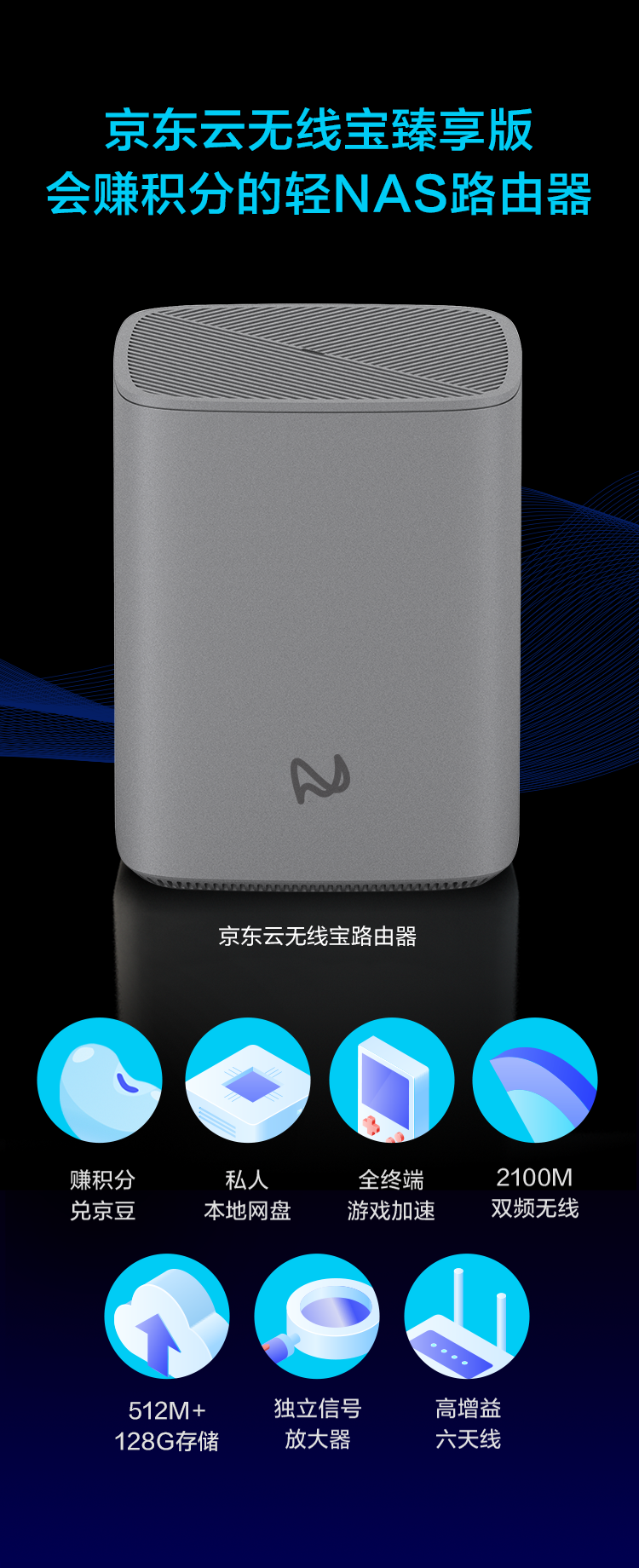 京东云无线宝2100M路由器 0元购，难度降低了！