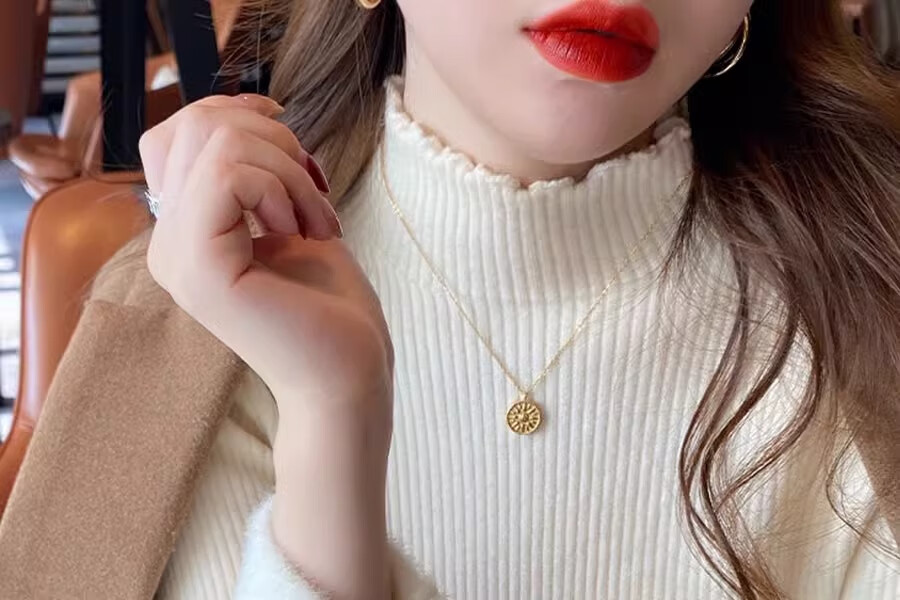 YUZHAOLIN Half Turtleneck Fleece Lined Ruffled Edge Sweater Women Autumn Winter Thickened Knitwear Warm Top 16