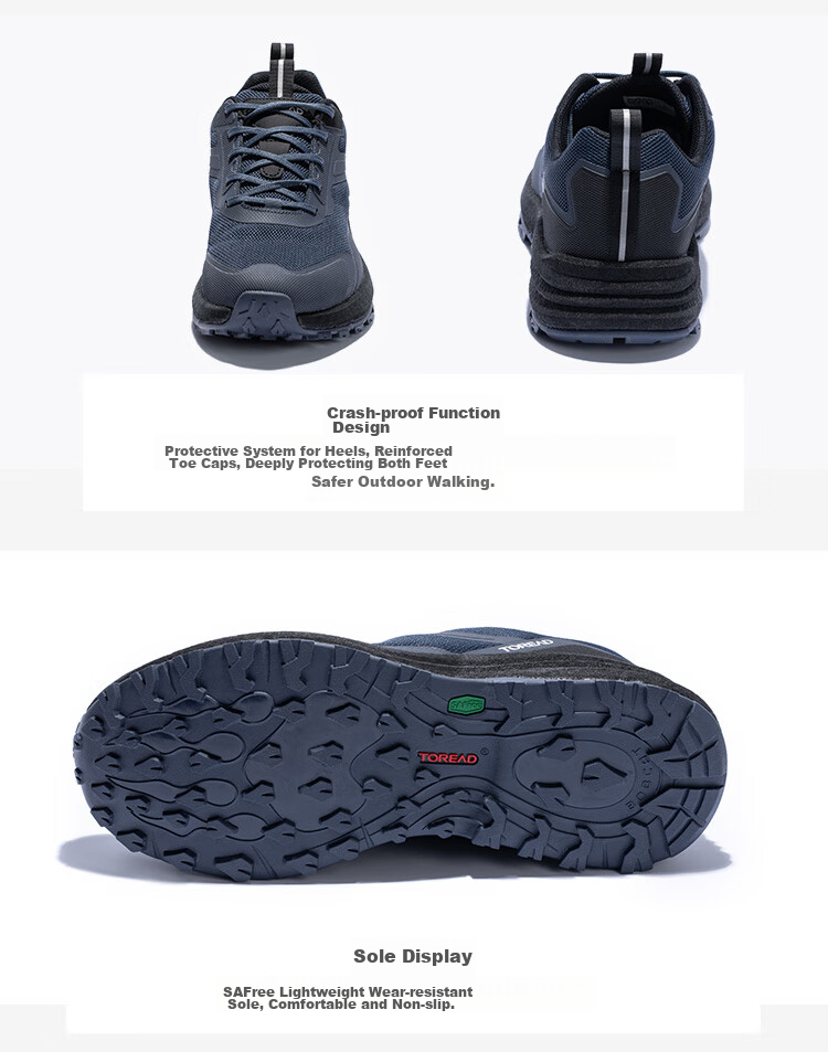 TOREAD Hiking Shoes, Spring And Summer Outdoor Men's Sports Non-Slip Wear-Resistant Lightweight Breathable Mountaineering Shoes, TFAACN81759 9