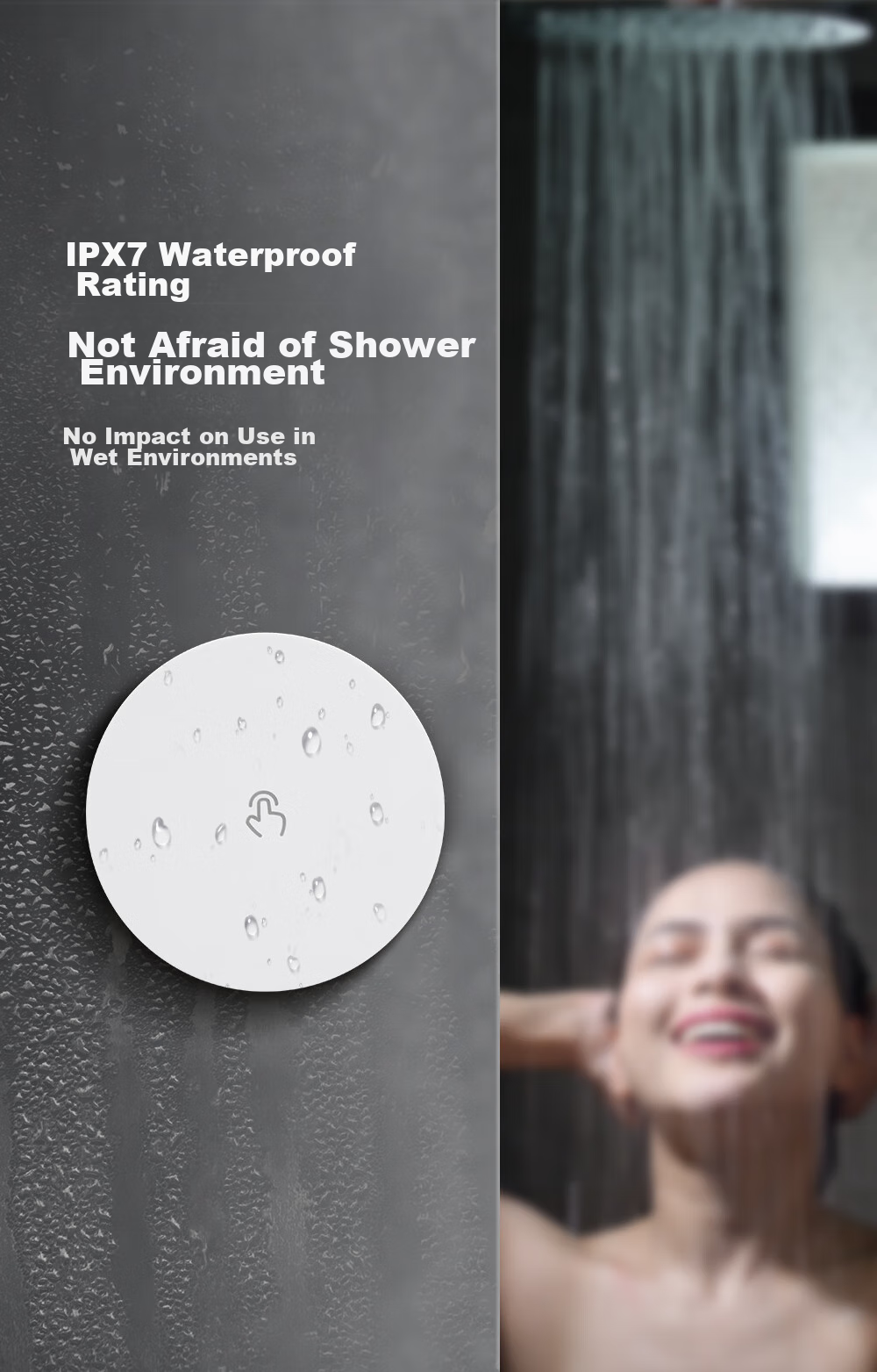 DELIXI Wireless Remote Control Switch Wired-Free And Network-Free Light Intelligent Switch Single Mini Adhesive Hook 2