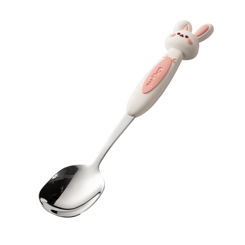 Onlycook 316 Stainless Steel Children's Spoon, Baby Food Spoon, Cute Cartoon Soup Spoon, Tableware, Dishwasher Safe