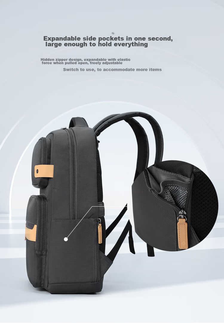 Xinxiuli Backpack, Laptop Bag for Men, Large Capacity Business Travel Bag, Commuter Notebook Bag, 16-Inch Schoolbag 9