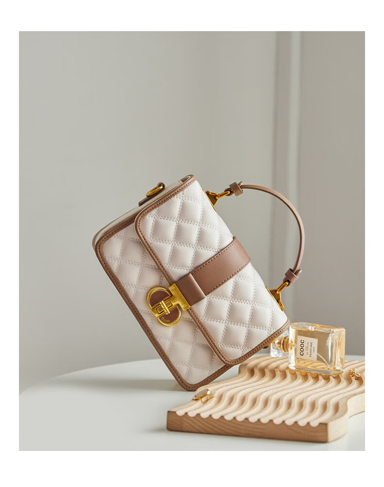 15MINS Women's Bag 2026 New Luxury Brand Quilted Chain Handbag Shoulder Bag Birthday Gift 12